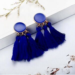 Bohemian Long Tassel Statement Earrings